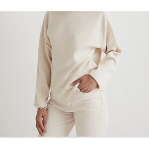 *SOLD ON A DIFFERENT SITE* Madewell Striped Jacquard Funnelneck Top